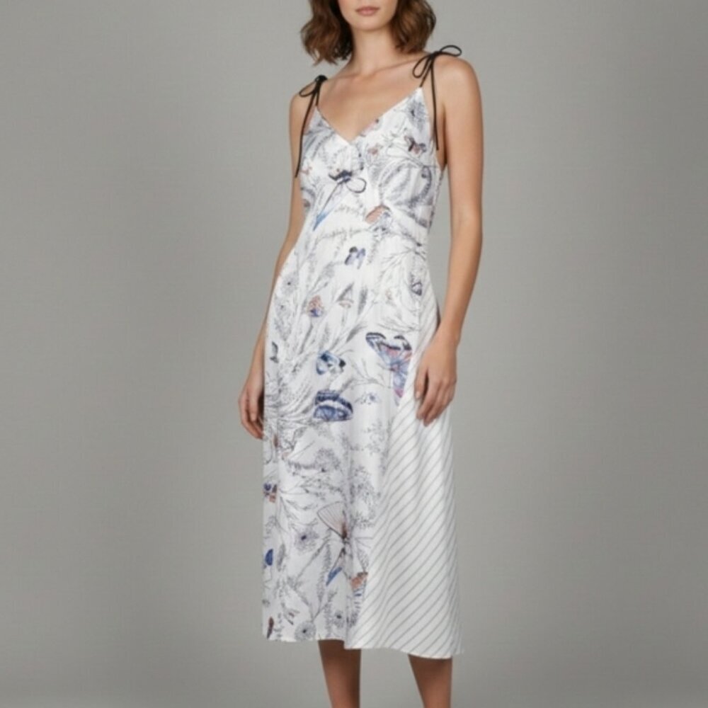 LOVE By gap Y2K Style Slip Dress Size M Butterfly Babydoll Midi